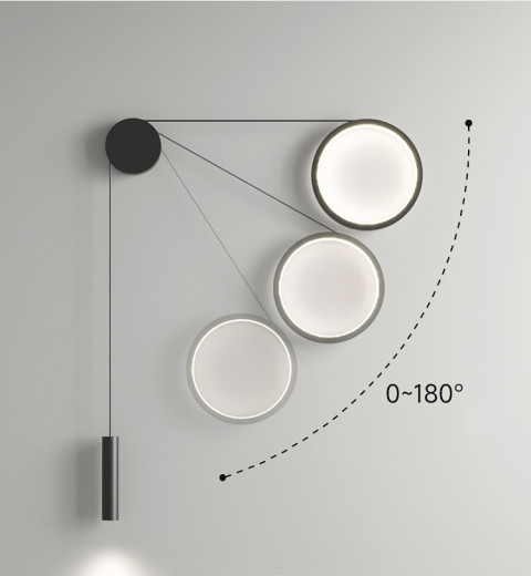 Настенный светодиодный светильник Inodesign Hook Right 44.9052